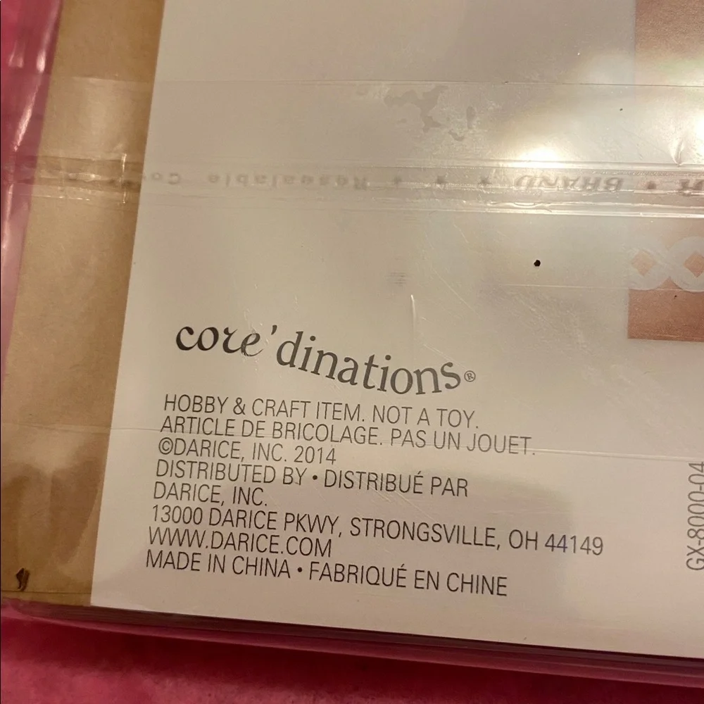 Core'dinations Kraft smooth A2 Cards & Envelopes Set of 12.